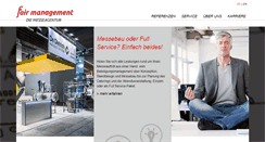 Desktop Screenshot of fair-management.de